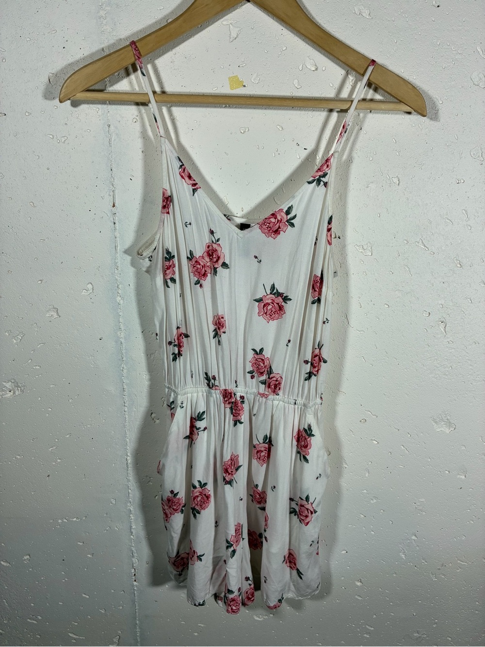 H&M Divided White Floral Romper